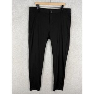 Garnet Hill Pants Womens‎ Large Stretch Slim Ankle Pull On Rayon Nylon Spandex